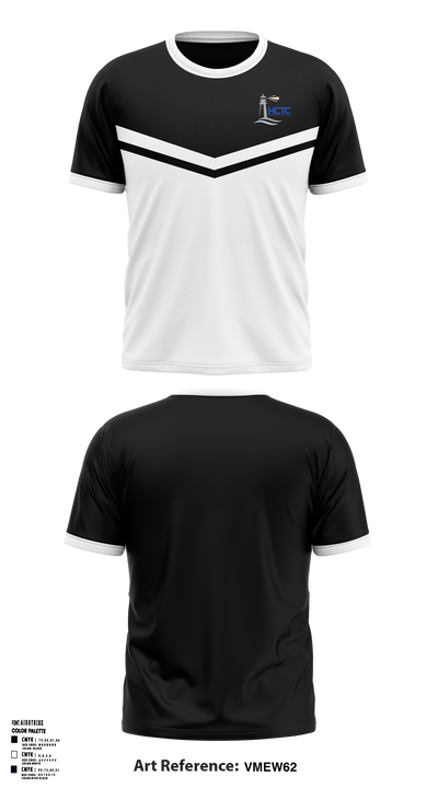 Hancock County Technical Center 2540032 Short Sleeve Performance Shirt - 34