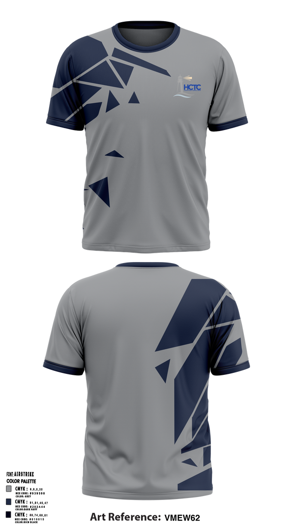Hancock County Technical Center 2540032 Short Sleeve Performance Shirt - 35