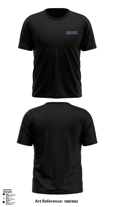 Hancock County Technical Center 2540032 Short Sleeve Performance Shirt - 36