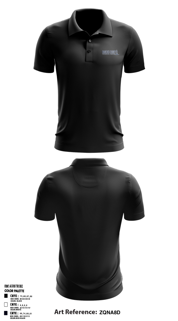 Hancock County Technical Center 2540032 Short Sleeve Performance Polo - 36