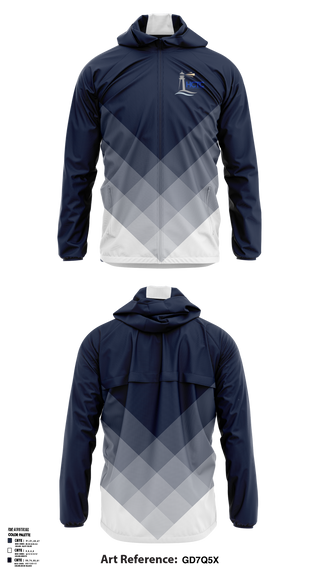 Hancock County Technical Center 2540032 Windbreaker - 33