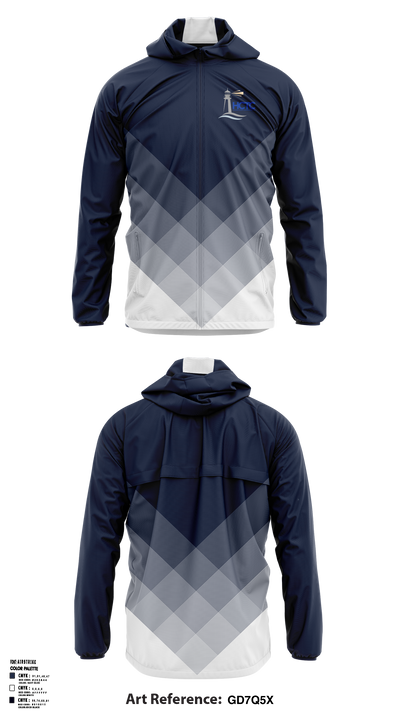 Hancock County Technical Center 2540032 Windbreaker - 33