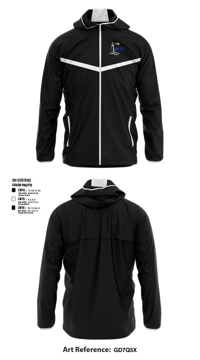 Hancock County Technical Center 2540032 Windbreaker - 34
