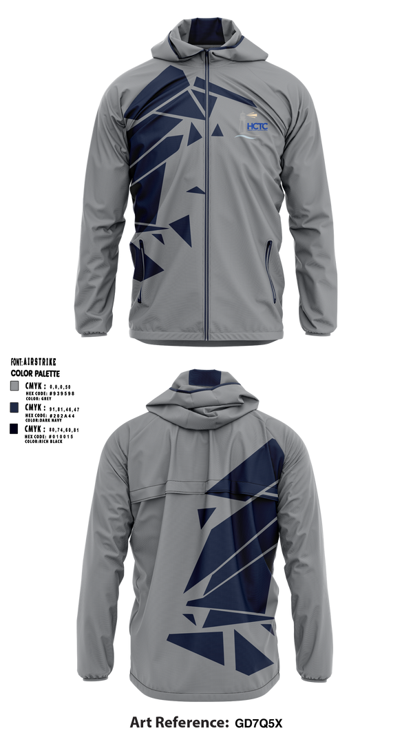 Hancock County Technical Center 2540032 Windbreaker - 35