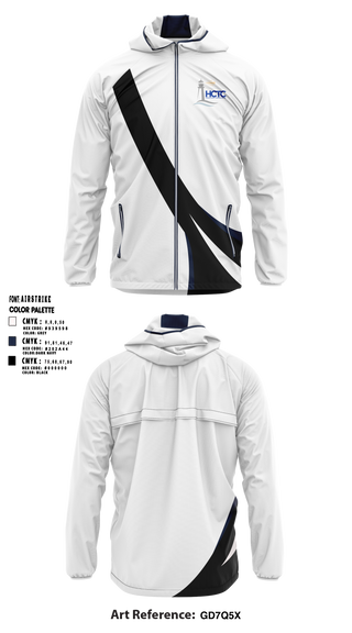 Hancock County Technical Center 2540032 Windbreaker - 36