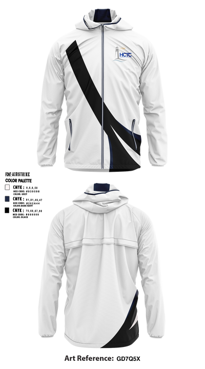 Hancock County Technical Center 2540032 Windbreaker - 36