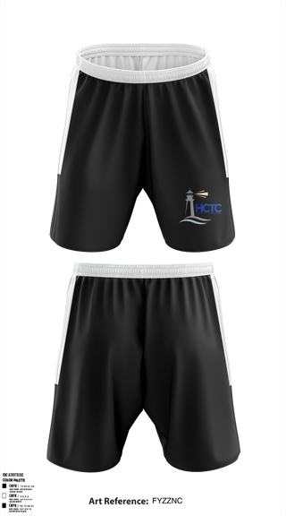 Hancock County Technical Center 2540032 Athletic Shorts With Pockets - 34