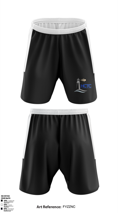 Hancock County Technical Center 2540032 Athletic Shorts With Pockets - 34