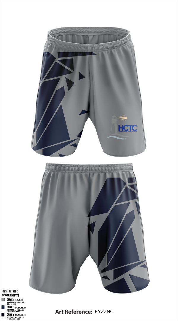 Hancock County Technical Center 2540032 Athletic Shorts With Pockets - 35
