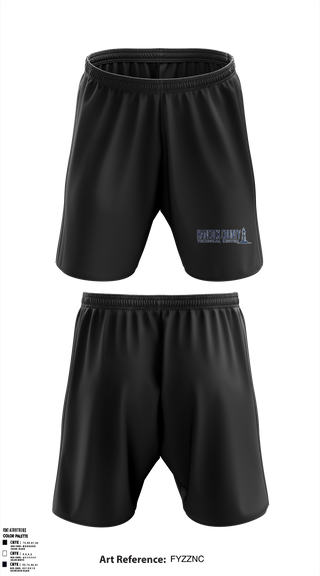 Hancock County Technical Center 2540032 Athletic Shorts With Pockets - 36