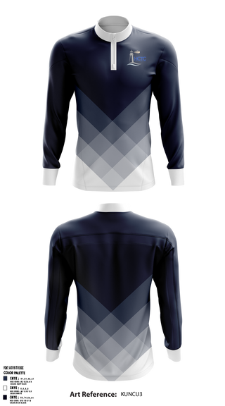 Hancock County Technical Center 2540032 Quarter Zip Jacket - 33