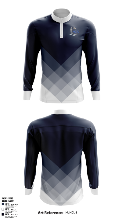 Hancock County Technical Center 2540032 Quarter Zip Jacket - 33