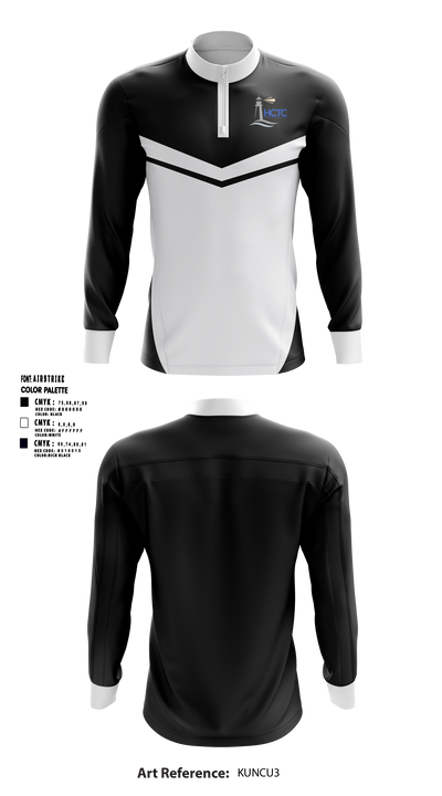 Hancock County Technical Center 2540032 Quarter Zip Jacket - 34