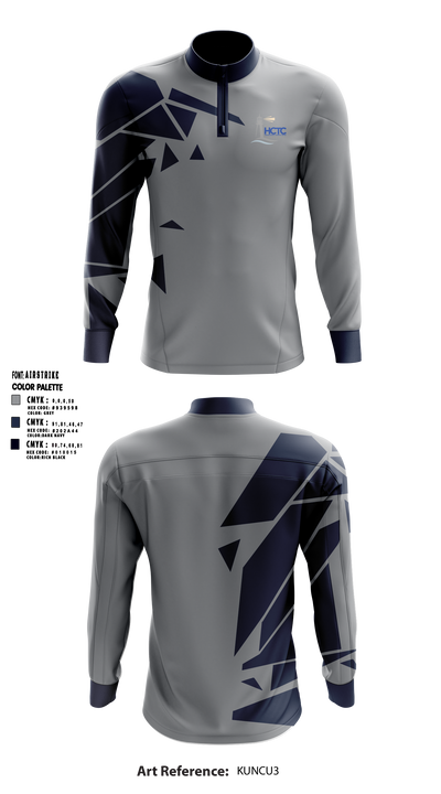 Hancock County Technical Center 2540032 Quarter Zip Jacket - 35
