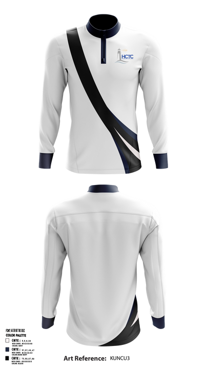 Hancock County Technical Center 2540032 Quarter Zip Jacket - 36