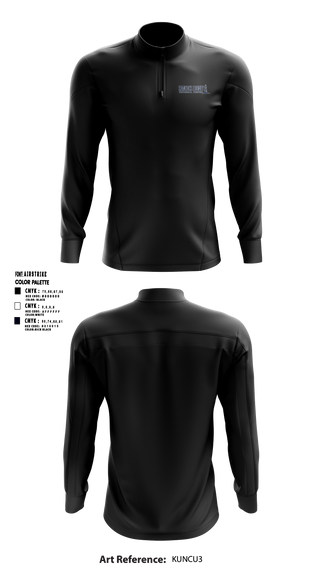 Hancock County Technical Center 2540032 Quarter Zip Jacket - 36