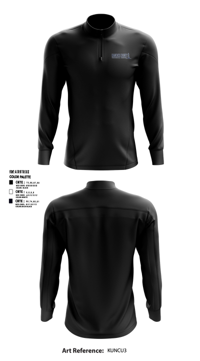 Hancock County Technical Center 2540032 Quarter Zip Jacket - 36