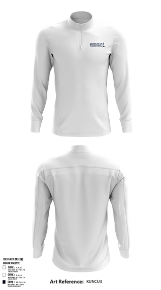 Hancock County Technical Center 2540032 Quarter Zip Jacket - 37