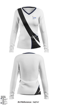 Hancock County Technical Center 2540032 Women's Long Sleeve V-neck Shirt - 36