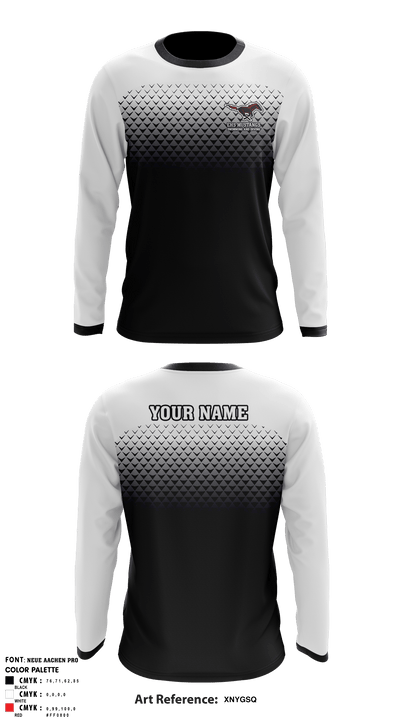 Edgewood High School Swimming 89925372 Long Sleeve Performance Shirt - 2