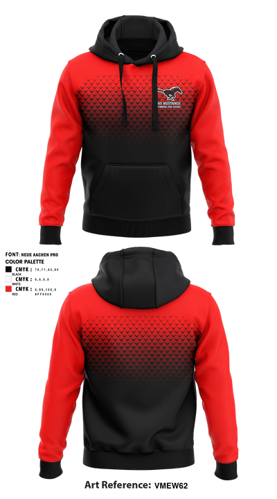 Edgewood High School Swimming 89925372 Hoodie - 1