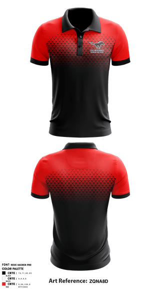 Edgewood High School Swimming 89925372 Short Sleeve Performance Polo - 1
