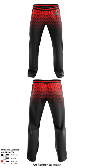 Edgewood High School Swimming 89925372 Sweatpants - 1