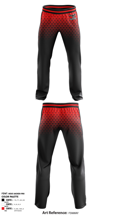 Edgewood High School Swimming 89925372 Sweatpants - 1