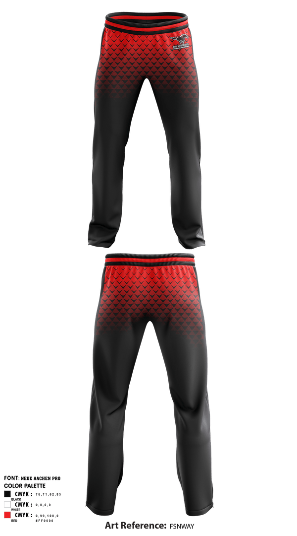 Edgewood High School Swimming 89925372 Sweatpants - 1