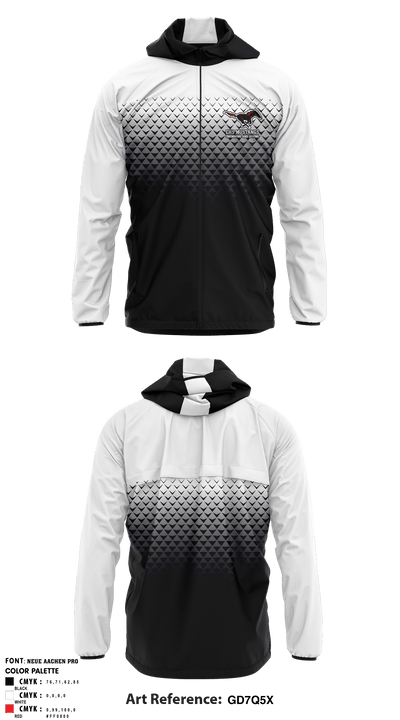 Edgewood High School Swimming 89925372Windbreaker - 2