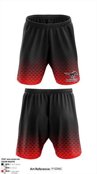 Edgewood High School Swimming 89925372 Athletic Shorts With Pockets - 1