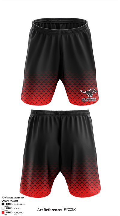Edgewood High School Swimming 89925372 Athletic Shorts With Pockets - 1