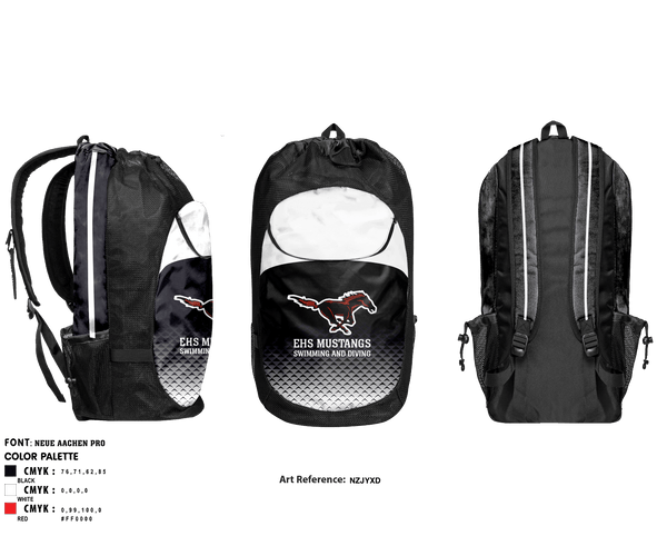 Edgewood High School Swimming 89925372 Gear Bag - 2