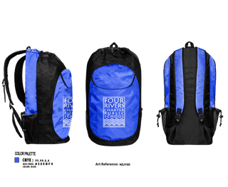Gear Bag, Four Rivers, Cross Country, Teamtime, Team time, sublimation, custom sports apparel, team uniforms, spirit wear, spiritwear, sports uniforms, custom shirts, team store, custom team store, fundraiser sports, apparel fundraiser