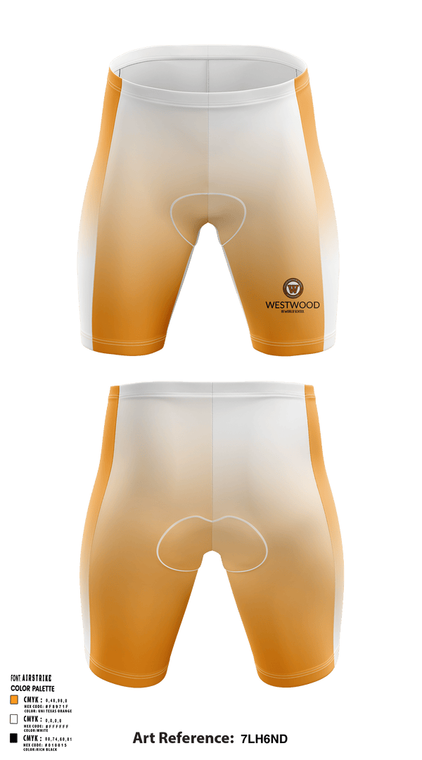 Westwood High School Wrestling 85669007 Men's Compression Shorts - 1