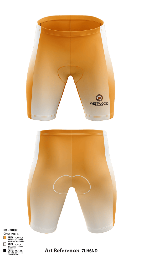 Westwood High School Wrestling 85669007 Men's Compression Shorts - 2