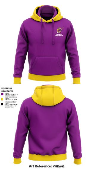 Lexington High School Basketball 77108243 Hoodie - 4