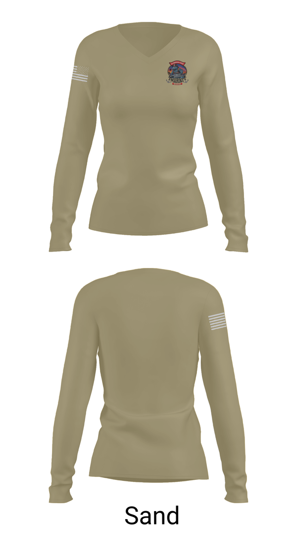 Womens Long Sleeve Vneck Shirt, FB 29, , Teamtime, Team time, sublimation, custom sports apparel, team uniforms, spirit wear, spiritwear, sports uniforms, custom shirts, team store, custom team store, fundraiser sports, apparel fundraiser