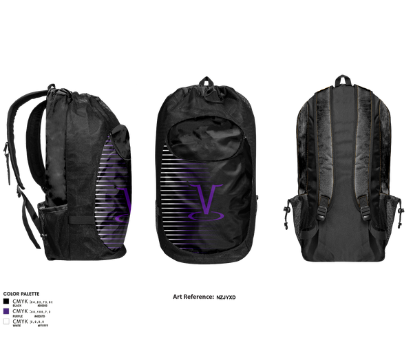 Gear Bag, Niles North Athletics Vikings Basketball, Men's Basketball, Teamtime, Team time, sublimation, custom sports apparel, team uniforms, spirit wear, spiritwear, sports uniforms, custom shirts, team store, custom team store, fundraiser sports, apparel fundraiser
