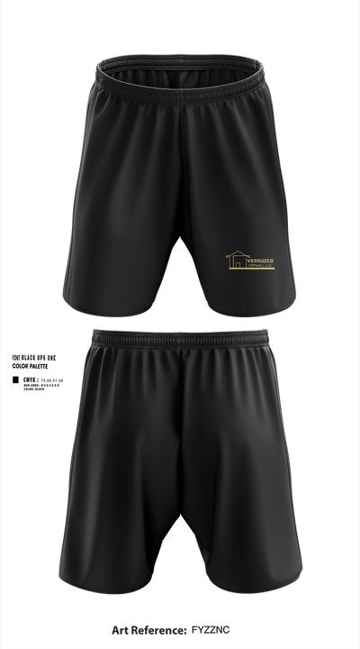 Verduzco Drywall 13130994 Athletic Shorts With Pockets - 100