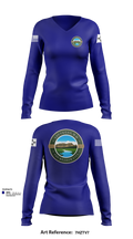 Las Vegas 60845219 Women's Long Sleeve V-neck Shirt - 12