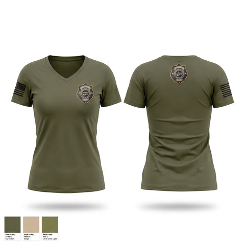 Womens Short Sleeve Vneck Shirt, WVDCR Special Operations, Police, Teamtime, Team time, sublimation, custom sports apparel, team uniforms, spirit wear, spiritwear, sports uniforms, custom shirts, team store, custom team store, fundraiser sports, apparel fundraiser