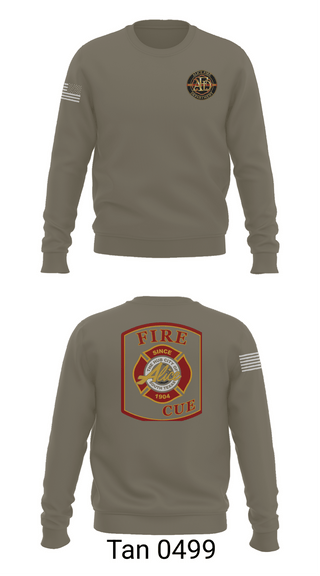 Crew Neck Sweatshirt, Alice Fire Rescue, Fire Department, Teamtime, Team time, sublimation, custom sports apparel, team uniforms, spirit wear, spiritwear, sports uniforms, custom shirts, team store, custom team store, fundraiser sports, apparel fundraiser