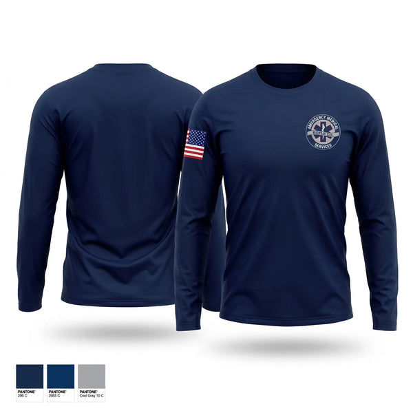 Long Sleeve Performance Shirt, Boyle County EMS, EMS/EMT, Teamtime, Team time, sublimation, custom sports apparel, team uniforms, spirit wear, spiritwear, sports uniforms, custom shirts, team store, custom team store, fundraiser sports, apparel fundraiser