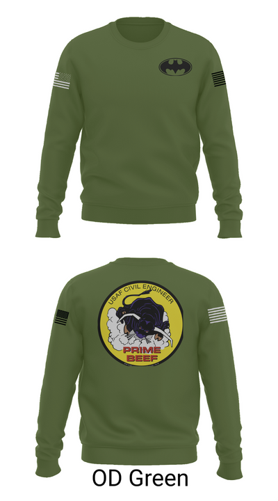 185th CES 20489835 Crew Neck Sweatshirt - 43
