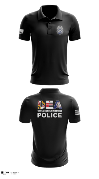 Short Sleeve Performance Polo, DEA DC 45, Police, Teamtime, Team time, sublimation, custom sports apparel, team uniforms, spirit wear, spiritwear, sports uniforms, custom shirts, team store, custom team store, fundraiser sports, apparel fundraiser