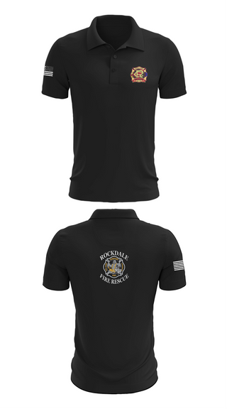 Short Sleeve Performance Polo, Rockdale County Fire Rescue Company 1, Fire Department, Teamtime, Team time, sublimation, custom sports apparel, team uniforms, spirit wear, spiritwear, sports uniforms, custom shirts, team store, custom team store, fundraiser sports, apparel fundraiser