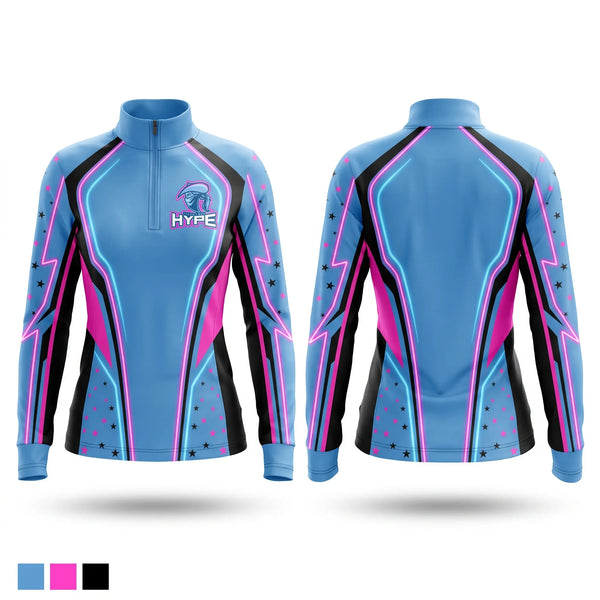 Quarter Zip Jacket, Texas Hype, Softball, Teamtime, Team time, sublimation, custom sports apparel, team uniforms, spirit wear, spiritwear, sports uniforms, custom shirts, team store, custom team store, fundraiser sports, apparel fundraiser