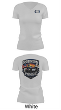 Robinson Police Department 9789546 Women's Short Sleeve V-neck Shirt - 12