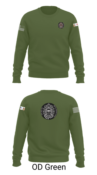 Crew Neck Sweatshirt, , Army, Teamtime, Team time, sublimation, custom sports apparel, team uniforms, spirit wear, spiritwear, sports uniforms, custom shirts, team store, custom team store, fundraiser sports, apparel fundraiser
